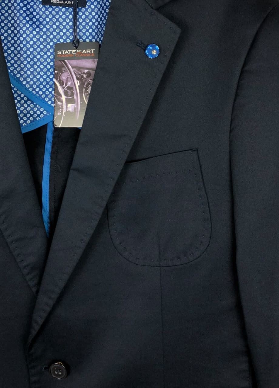 Чорний чоловічий жакет в стилі casual Antony Morato