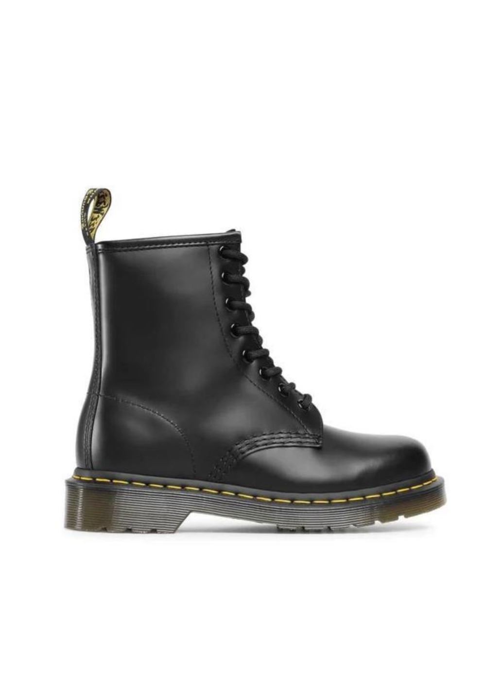 Жіночі чорні шкіряні черевики Dr. Martens