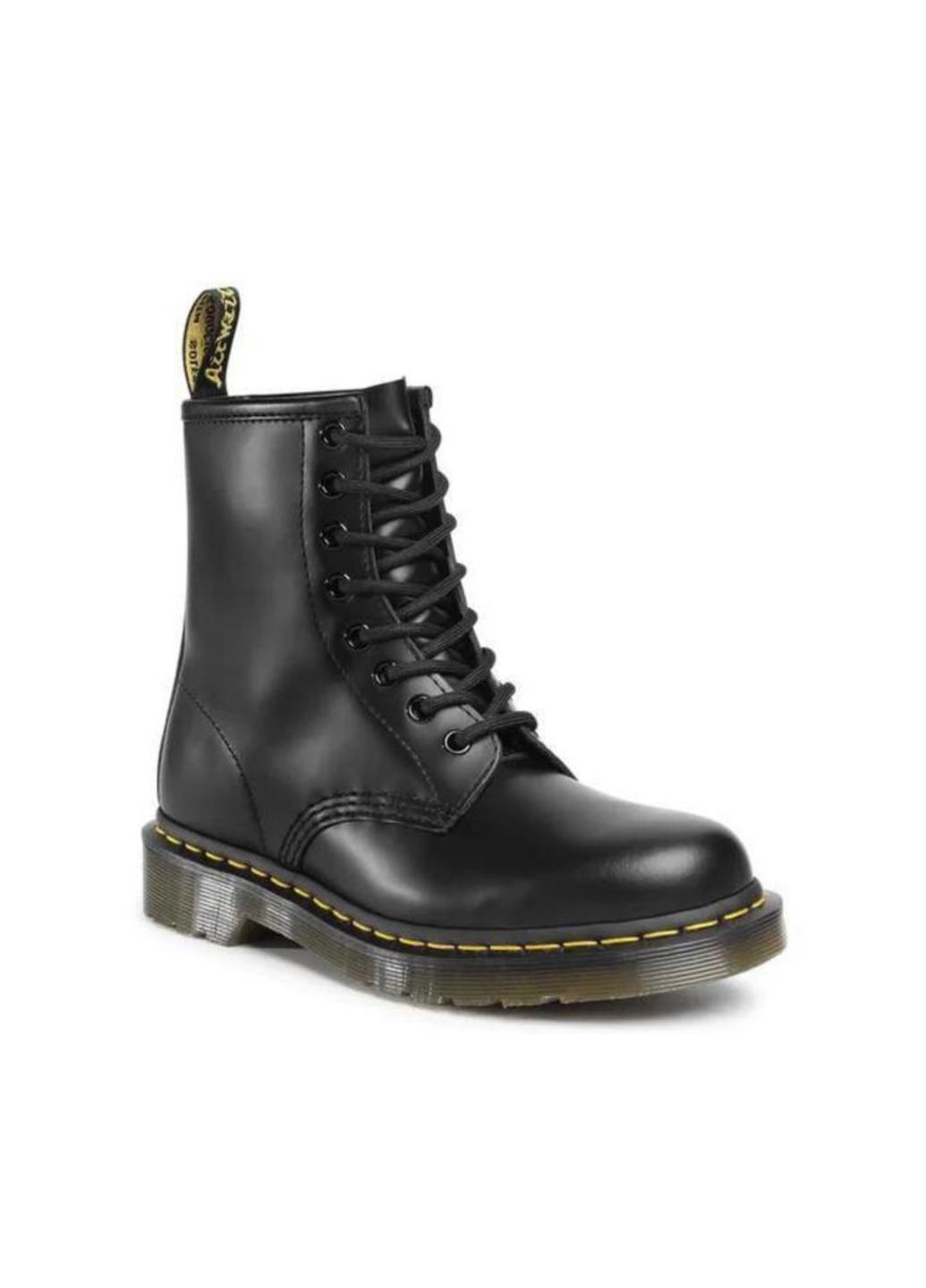 Жіночі чорні шкіряні черевики Dr. Martens