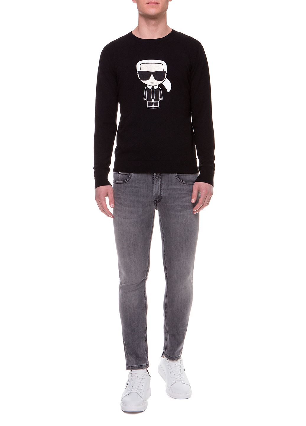 Чоловічі сірі джинси skinny Karl Lagerfeld Denim