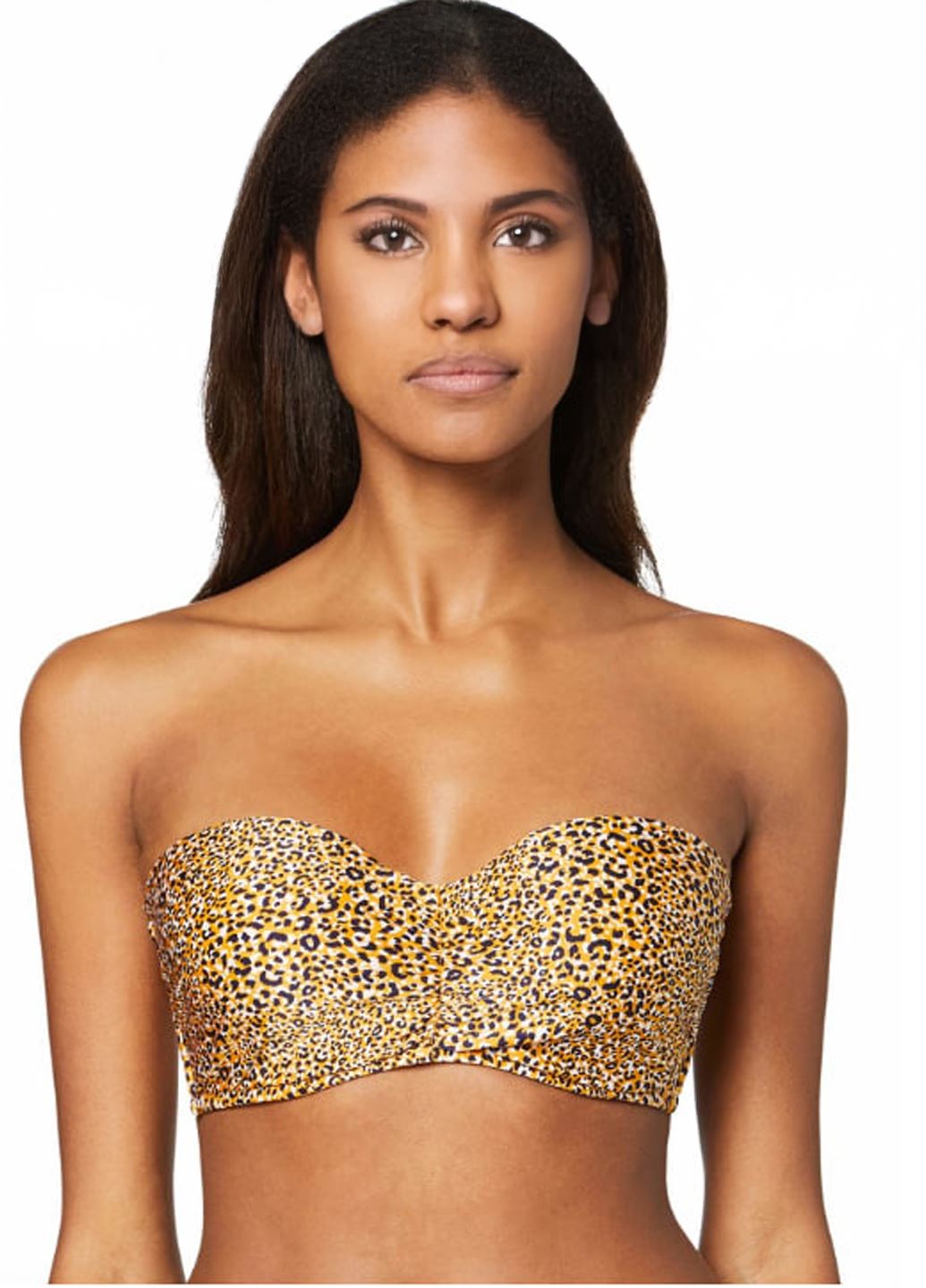 Женский леопардовый купальник Seafolly, бандо