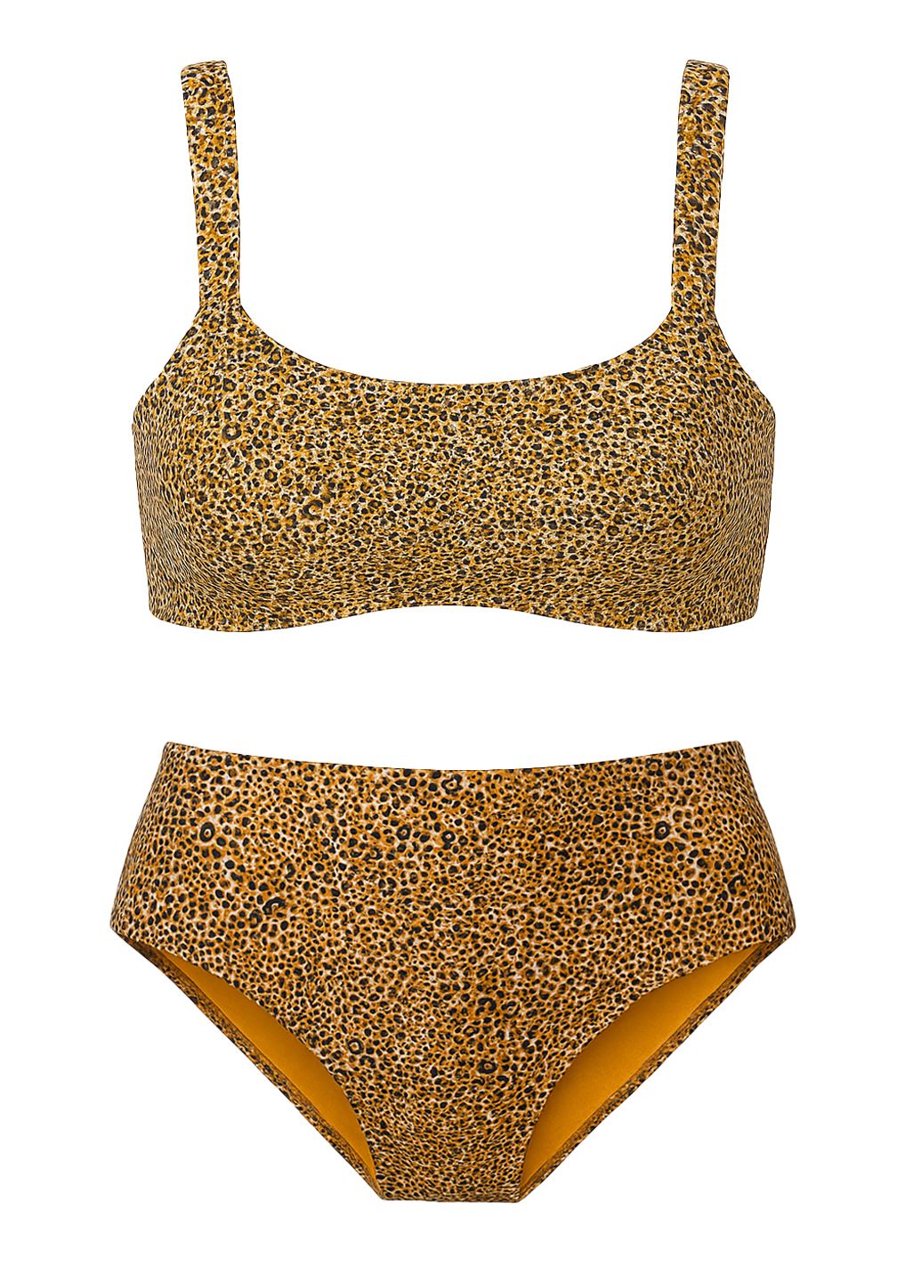 Раздельный купальник Seafolly с хищным принтом