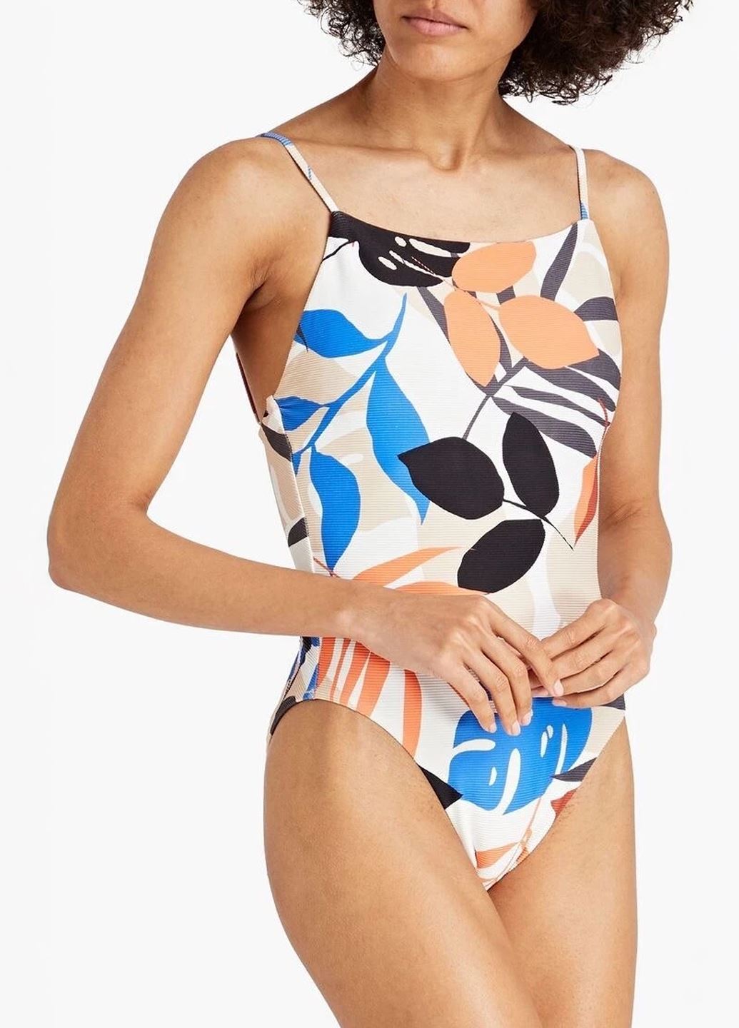 Женский слитный купальник Seafolly с тропическим принтом