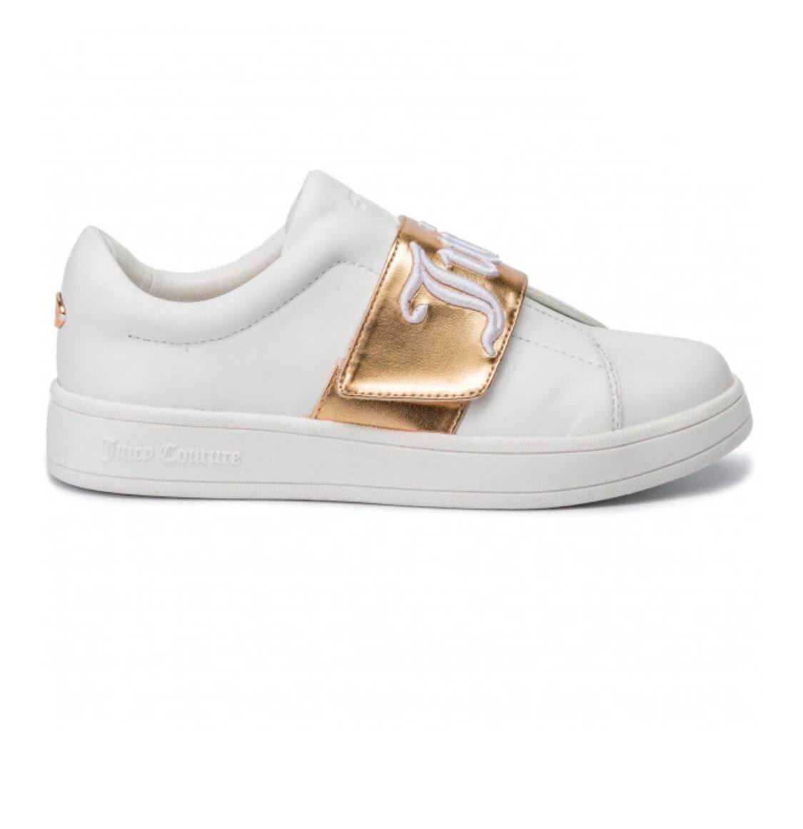 Жіночі білі шкіряні кеди Juicy Couture