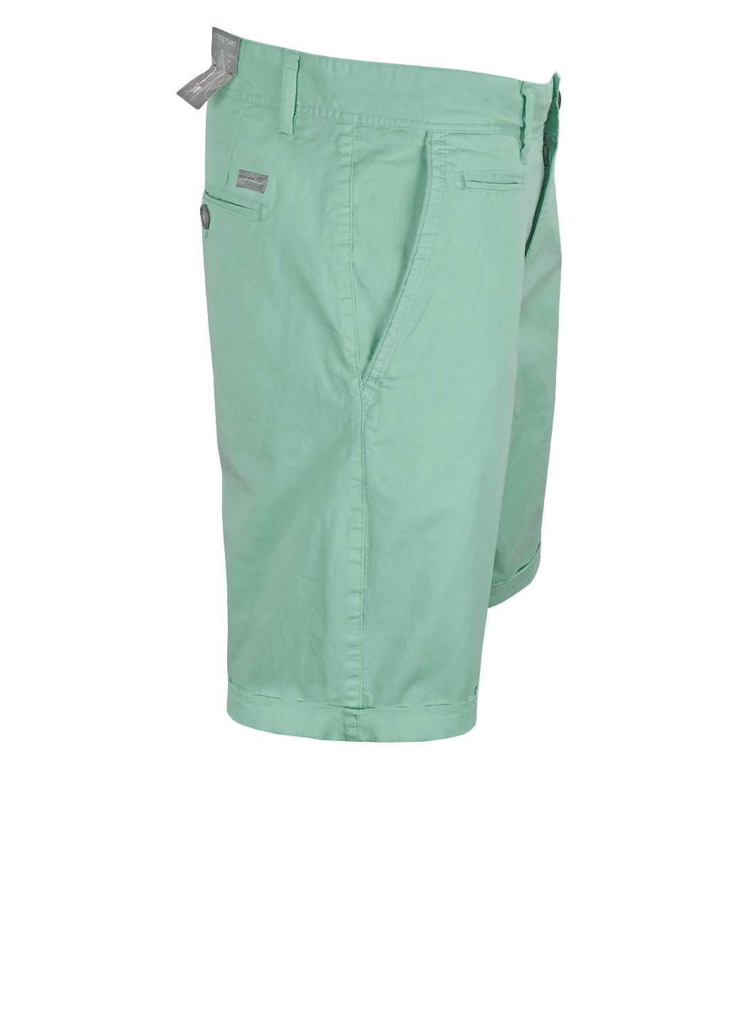 Хлопковые ментоловые шорты chino State of Art