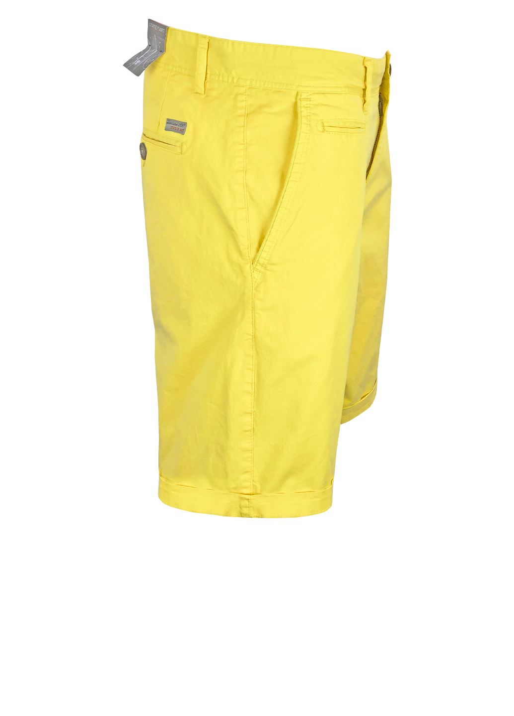 Хлопковые желтые шорты chino State of Art