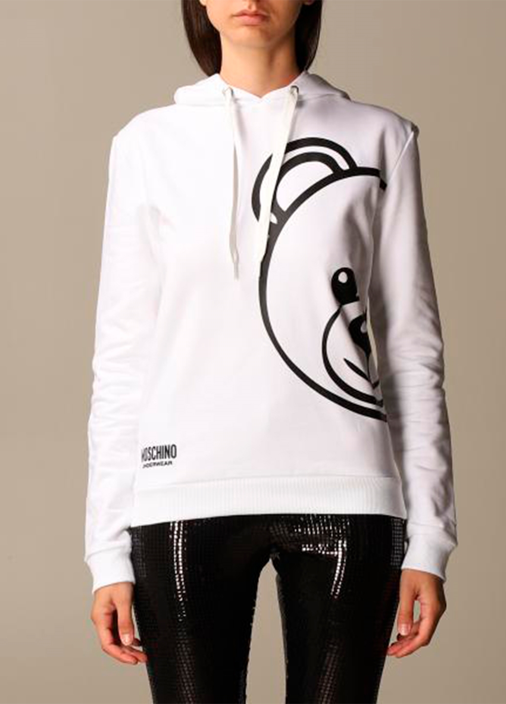 Жіноче біле худі Moschino