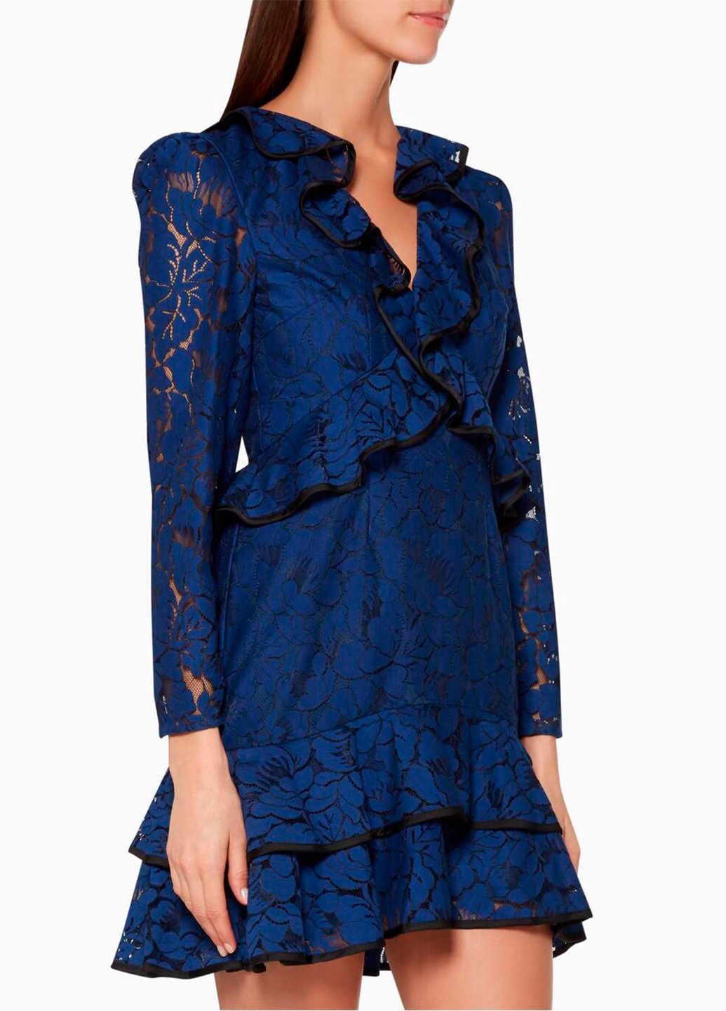 Мереживна синя міні сукня Keepsake the Label