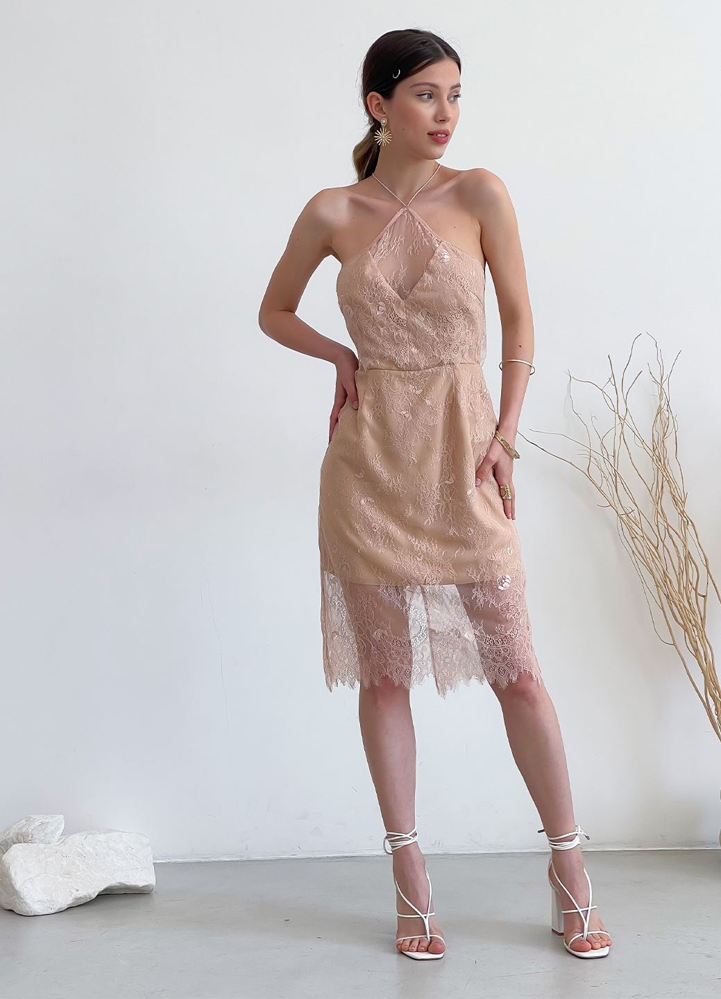 Жіноча мереживна міді сукня Keepsake The Label